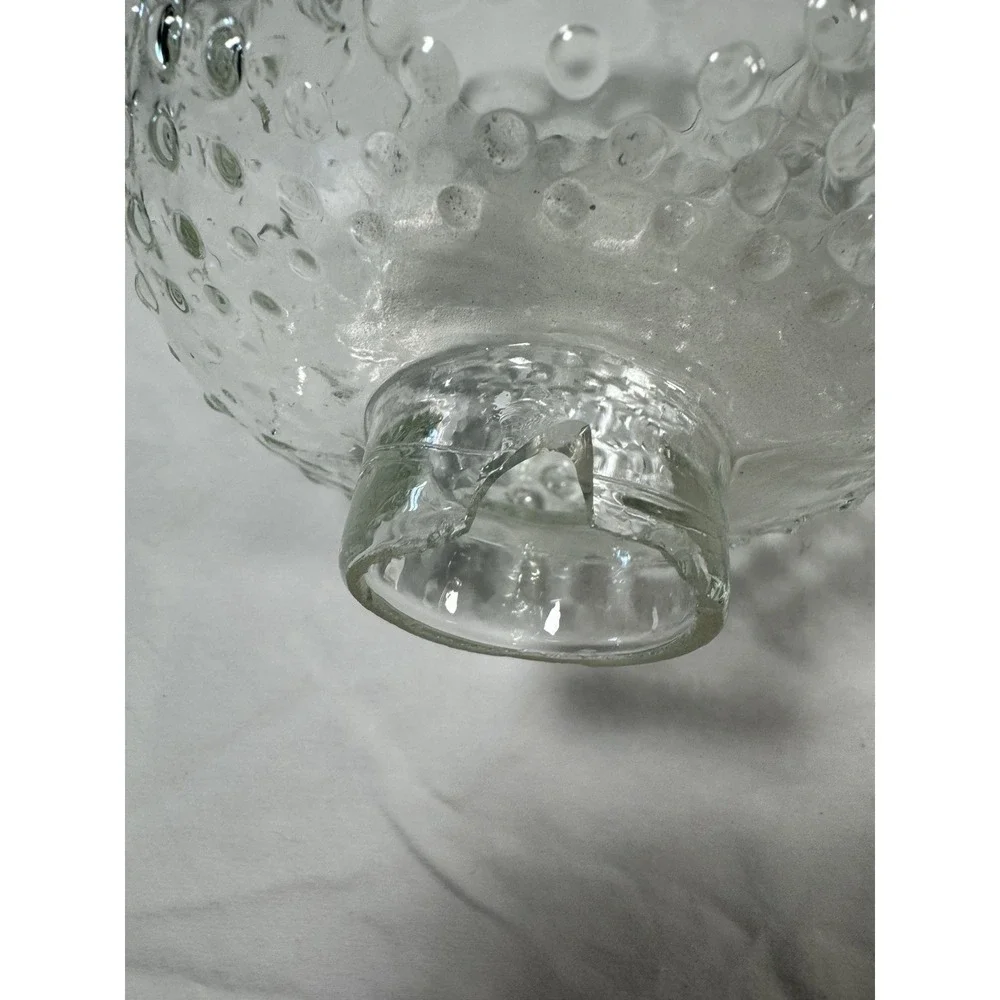 Clear VTG Hobnail Shade For Lamps Or Oil‎ Lights 5